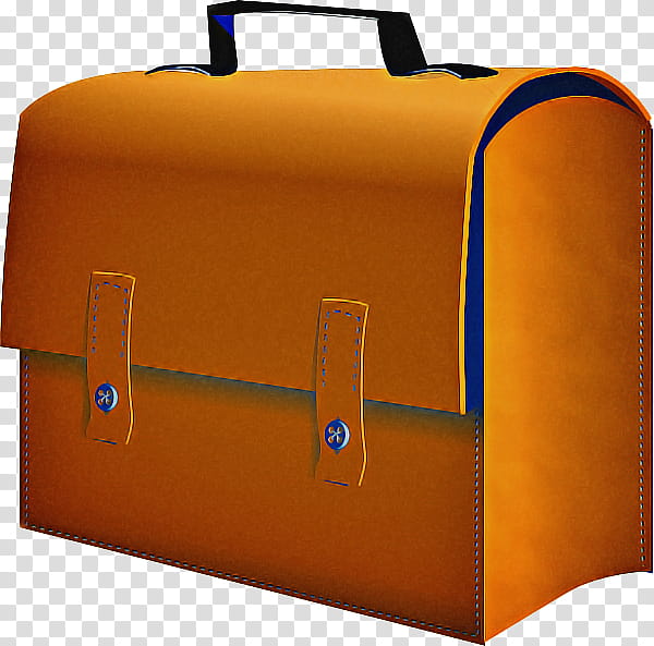 Orange, Bag, Hand Luggage, Briefcase, Luggage And Bags, Yellow, Baggage, Business Bag transparent background PNG clipart