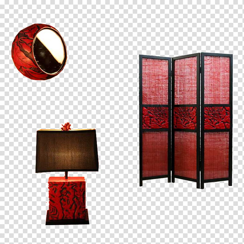 Folding Screen Furniture, Chinoiserie, Sculpture, Lamp, Mirror, Diens, Rectangle transparent background PNG clipart