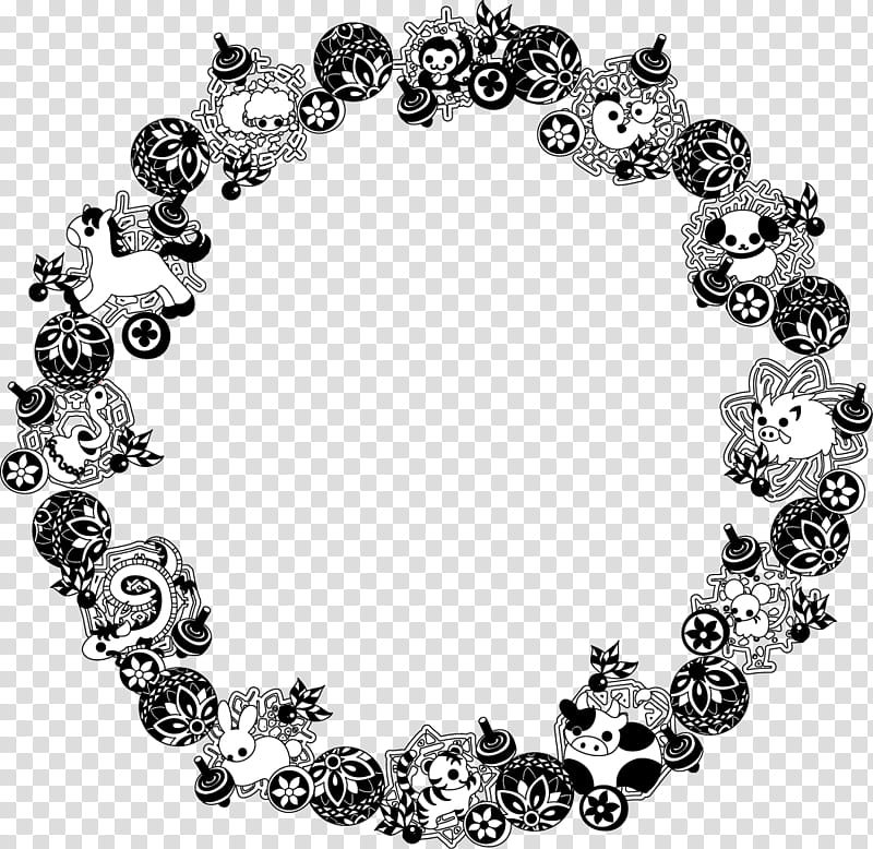 Wedding Elements, Poster, Black And White
, Printing, Label, Jewellery, Body Jewelry, Bracelet transparent background PNG clipart