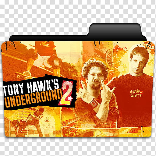 Game Folder   Folders, Tony Hawk's Underground  folder icon transparent background PNG clipart