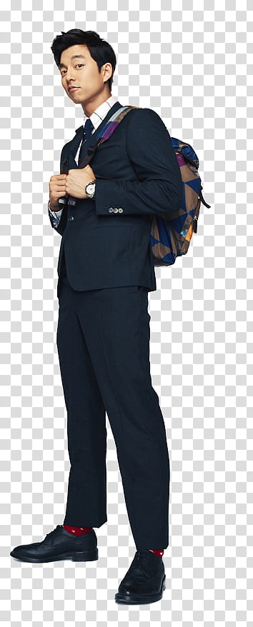 BIG Dorama, man wearing formal suit transparent background PNG clipart