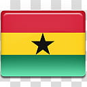 All in One Country Flag Icon, Ghana-Flag- transparent background PNG clipart