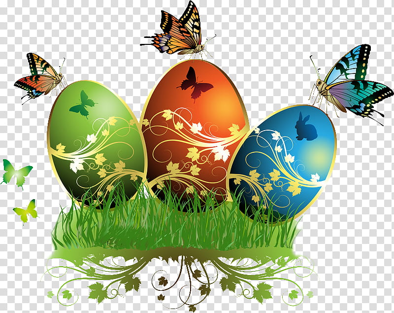 Easter Egg, Easter Bunny, Easter
, Egg Decorating, Easter Postcard, Butterfly transparent background PNG clipart