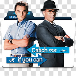 Leonardo DiCaprio Movie Collection Folder Ico , Catch me if you can_x transparent background PNG clipart