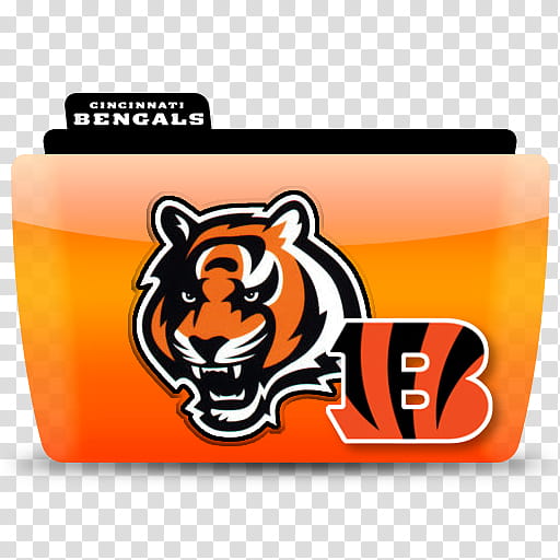 ColorFlow Cincinnati Bengals, bengalsfolder icon transparent background PNG clipart