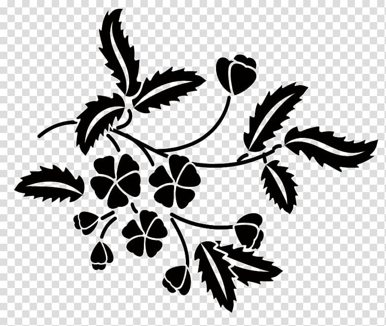Decorative Brushes, black leaf plants art transparent background PNG clipart