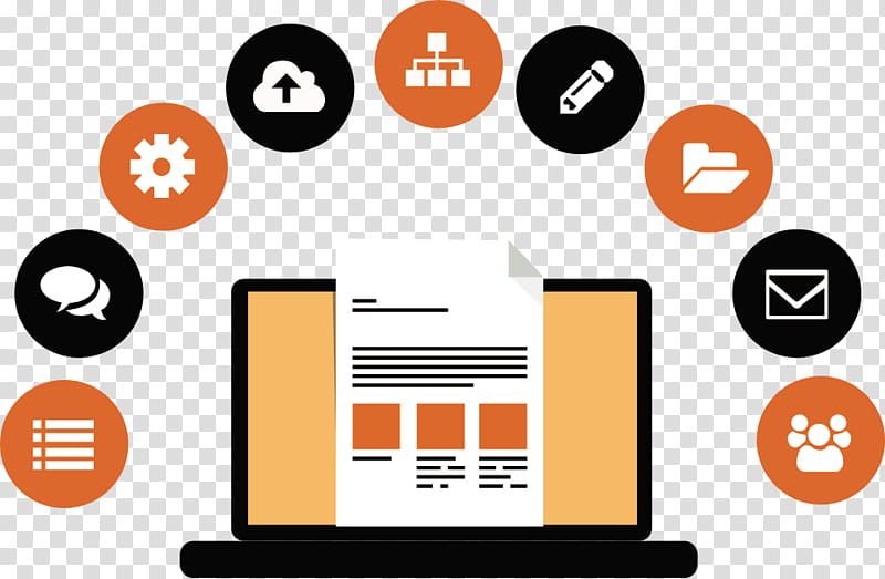 Orange, Document Management System, Computer Software, Office 365, MICROSOFT OFFICE, Sharepoint, Enterprise Content Management, Payroll transparent background PNG clipart