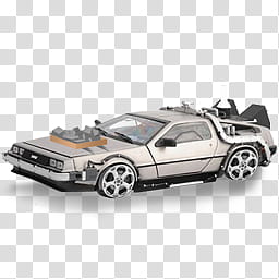 Back To The Future Icons Vista, BTTF  Railway Delorean_x transparent background PNG clipart