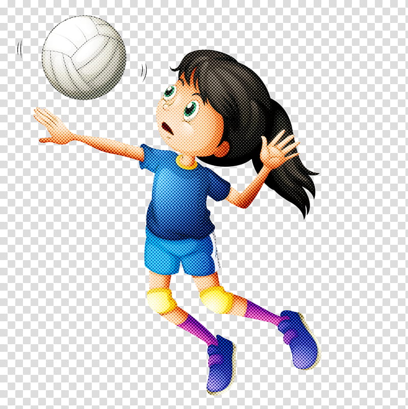 Soccer ball, Cartoon, Basketball Player, Football, Action Figure, Animation, Sports Equipment, Volleyball transparent background PNG clipart