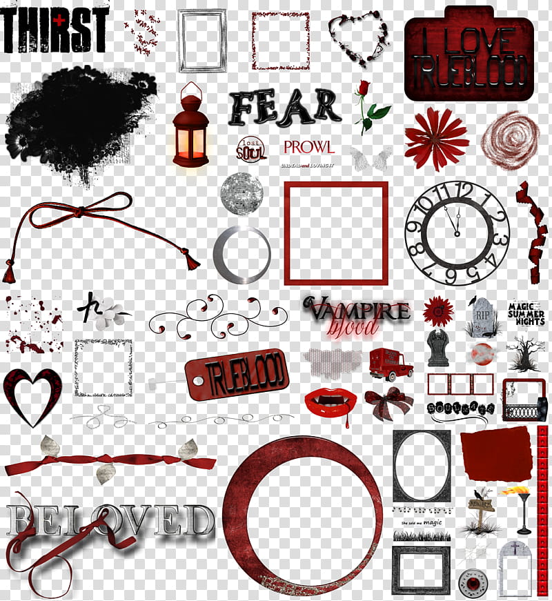 True Blood Vampire Word Art Clear Cut , sticker lot illustration transparent background PNG clipart