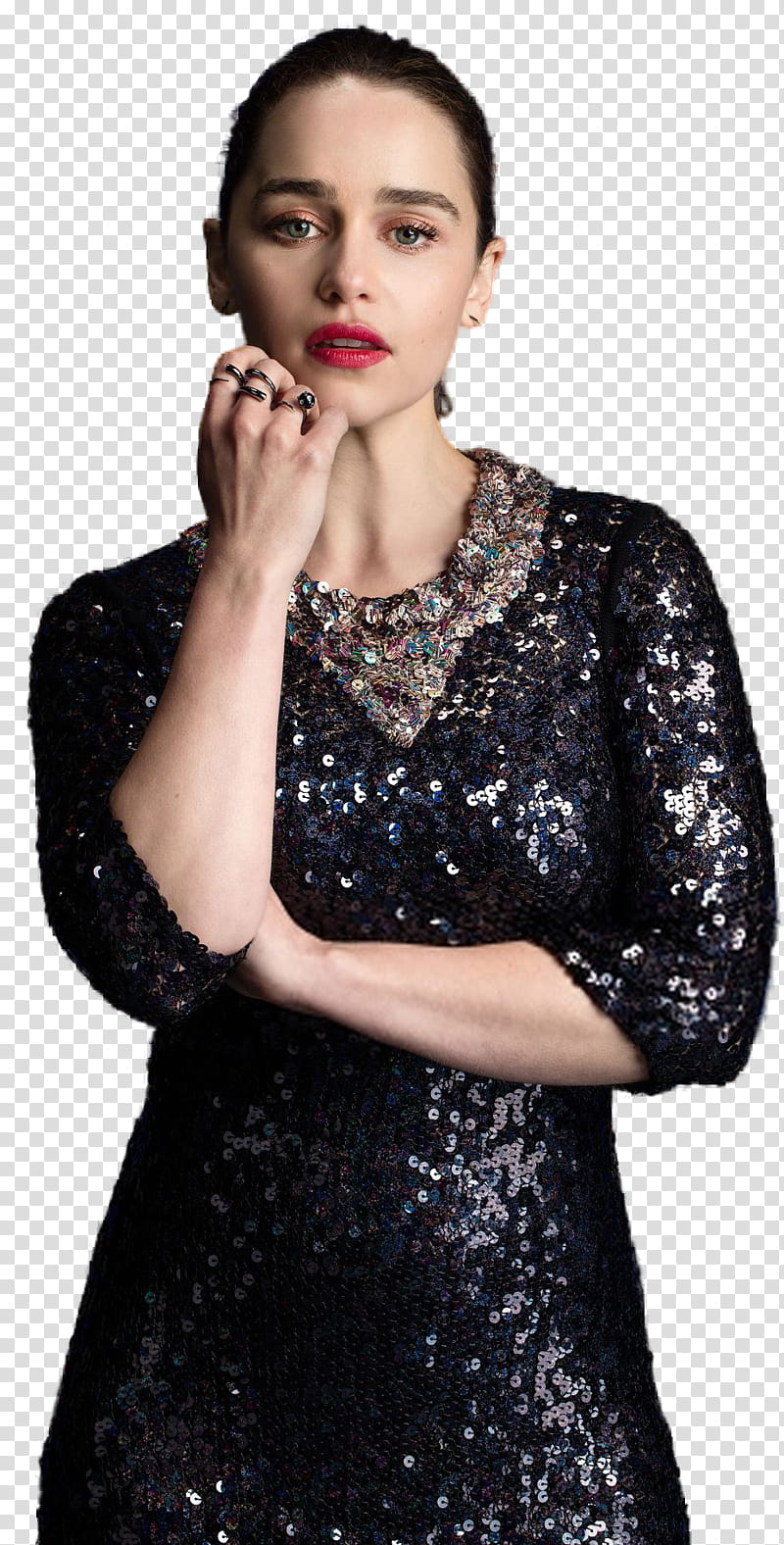 Emilia Clarke transparent background PNG clipart