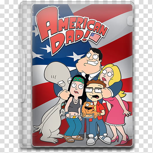 TV Show Icon Mega , American Dad!, American Dad CD case transparent background PNG clipart