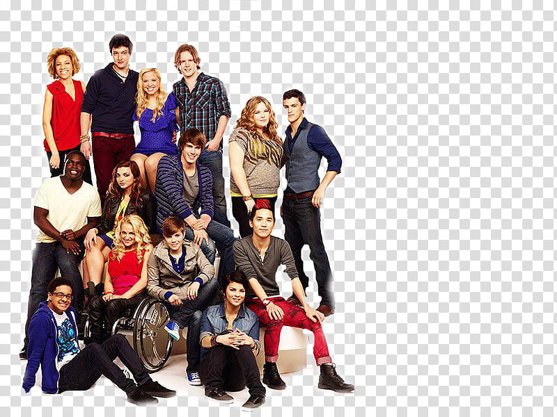 Glee Project , Glee cast illustration transparent background PNG clipart