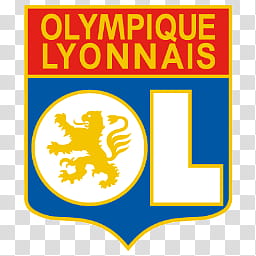 Team Logos, Olympique Lyonnais logo transparent background PNG clipart