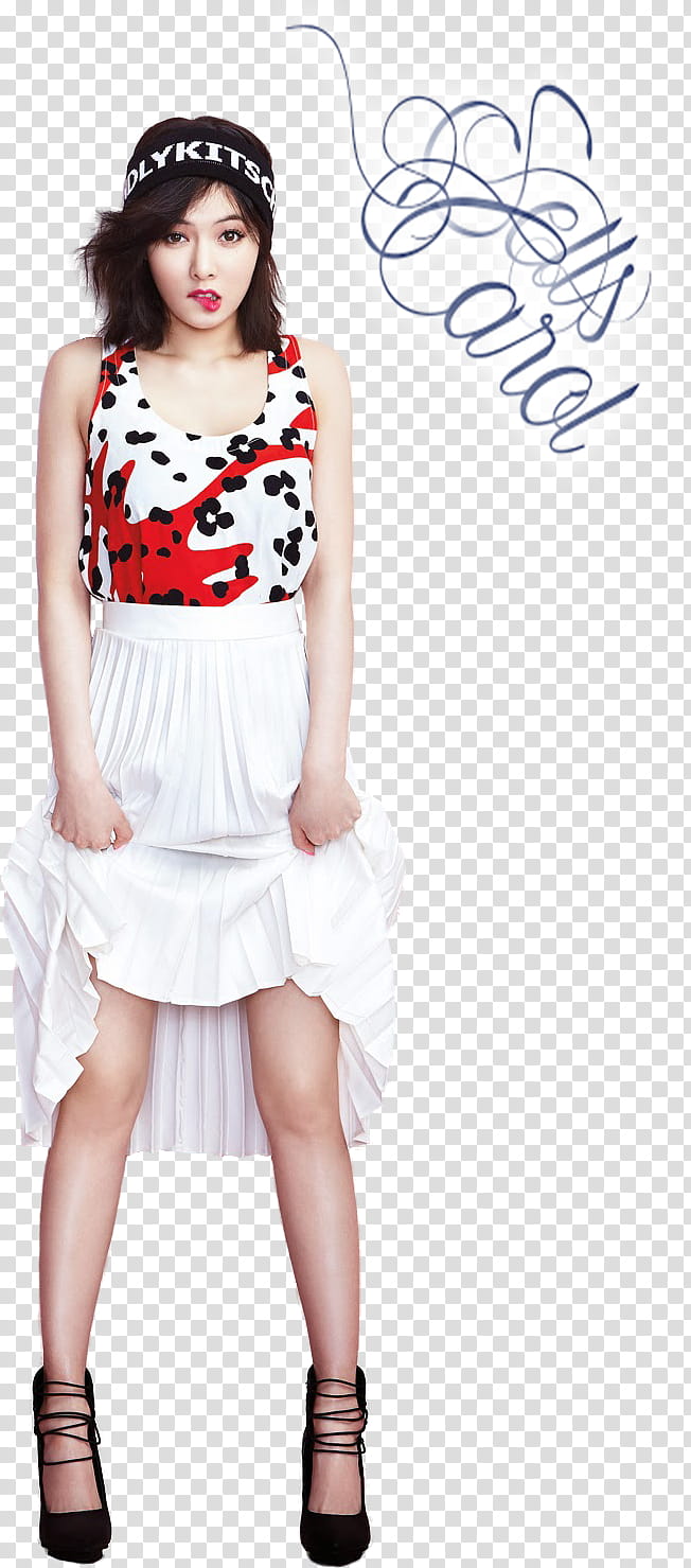 HyunA MINUTE render transparent background PNG clipart