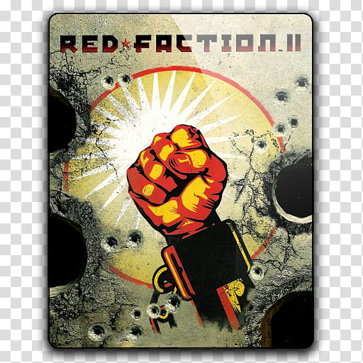 Game Icons , Red_Faction_, Red Faction II CD case transparent background PNG clipart