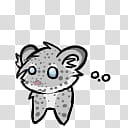Shimeji Snow Leopard transparent background PNG clipart