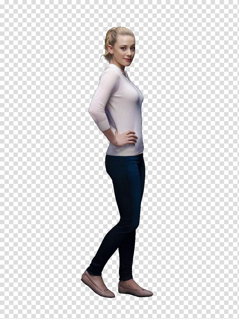 Riverdale, woman holding her waist while stepping transparent background PNG clipart