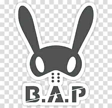FREE Kpop Logo, black B.A.P transparent background PNG clipart