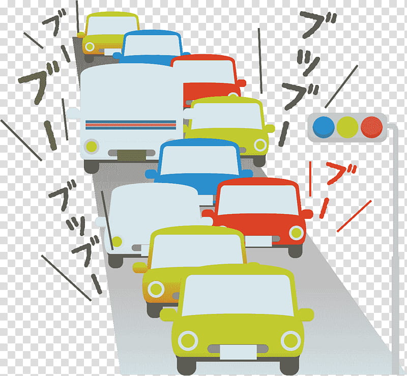 Car, Road, Traffic Congestion, Transport, Katakana, Silhouette, Text, Meaning transparent background PNG clipart