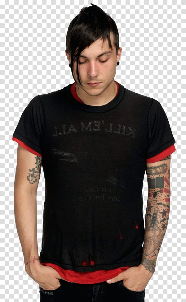 Frank Iero transparent background PNG clipart