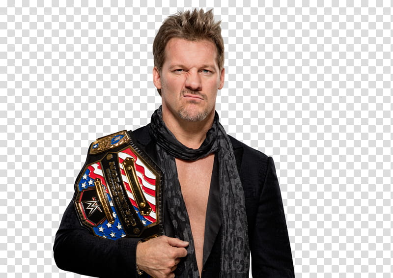 Chris Jericho WWE United States Champ transparent background PNG clipart