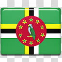 All in One Country Flag Icon, Dominicana- transparent background PNG clipart