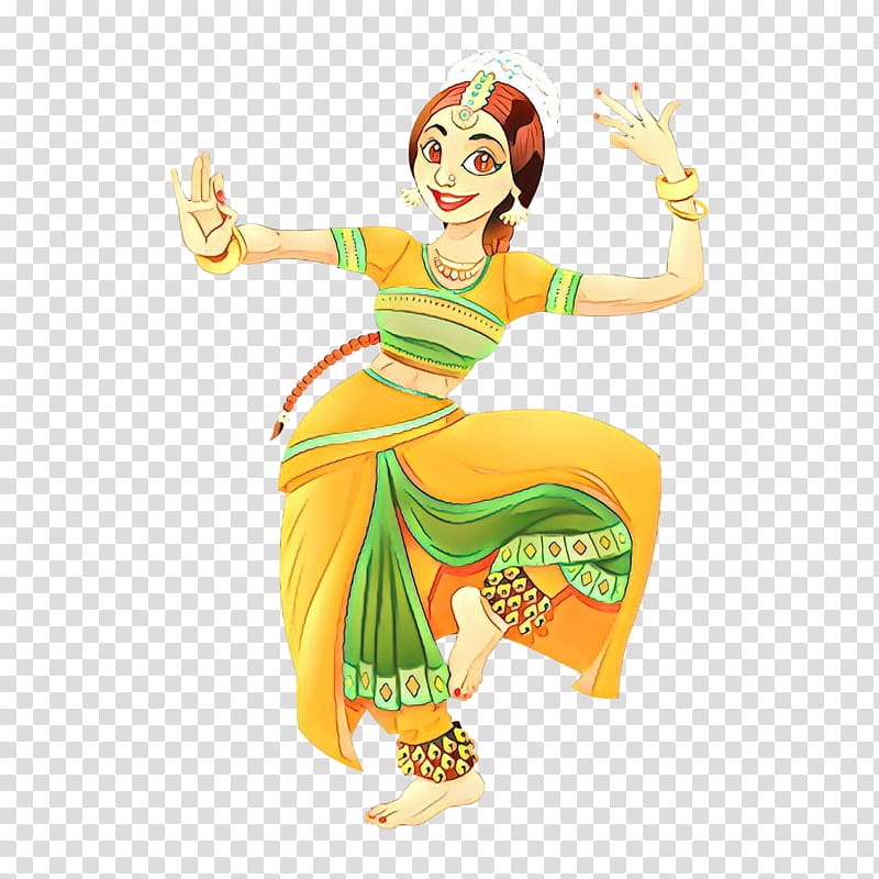 Premium Vector | Cartoon assamese women doing bihu or folk dance on white  background.