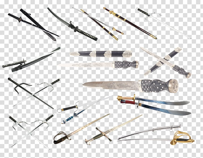 Bow And Arrow, Ranged Weapon, Sword, Dagger, Sabre, Arma Bianca, Katana, Japanese Sword transparent background PNG clipart