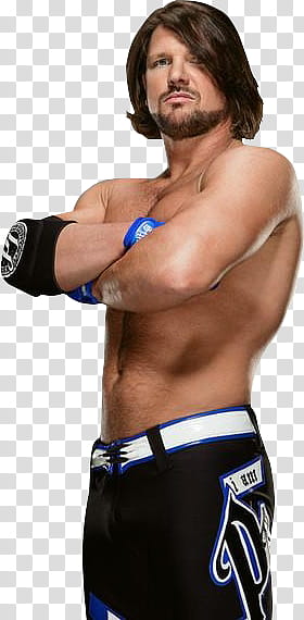 WWE AJ Styles transparent background PNG clipart