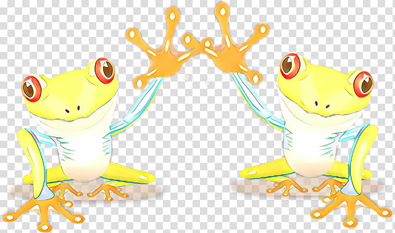 Yellow Tree, Tree Frog, True Frog, Animal, Animal Figure, Agalychnis, Shrub Frog, Toy transparent background PNG clipart