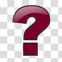 CP For Object Dock, red question mark icon illustration transparent background PNG clipart