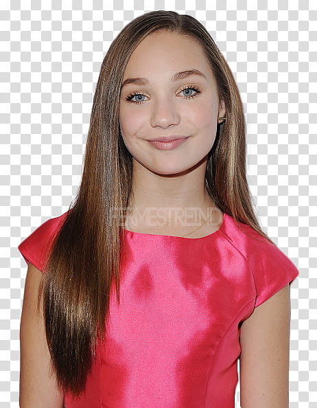 MADDIE ZIEGLER MISS ME RED CARPET  transparent background PNG clipart