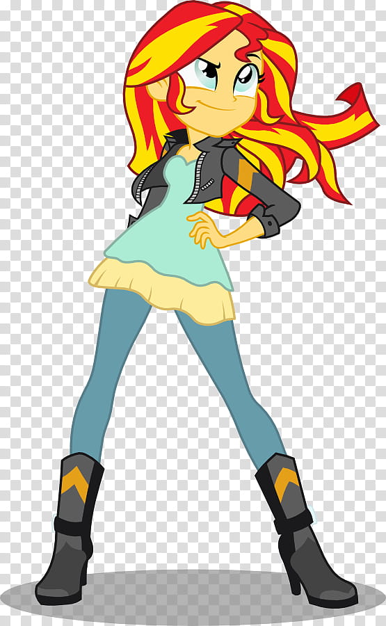 Sunset Shimmer, Friendship Games, female cartoon character transparent background PNG clipart