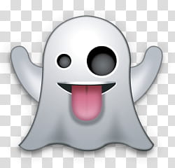 Emoji, ghost emoji transparent background PNG clipart