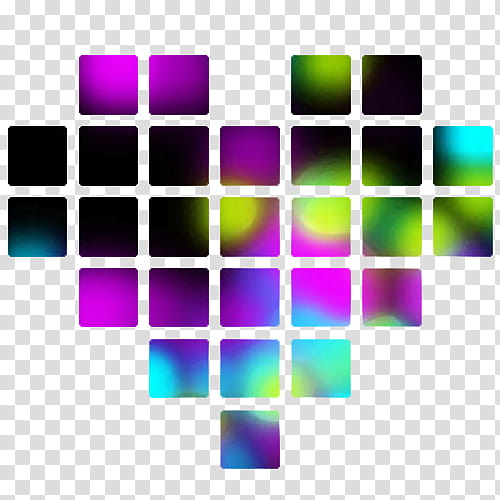 purple and black heart pixel transparent background PNG clipart