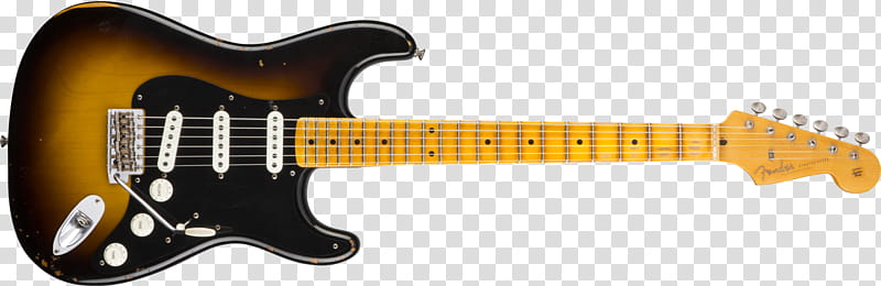 Guitar, Fender David Gilmour Signature Stratocaster, Fender Player Stratocaster, Fender American Elite Stratocaster, Electric Guitar, Bass Guitar, Fender Telecaster, Fender Classic 50s Stratocaster transparent background PNG clipart