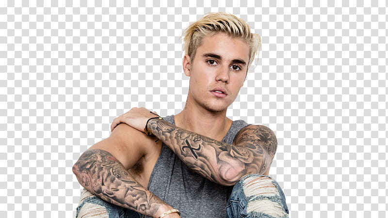 Justin Bieber , man's blonde hair transparent background PNG clipart