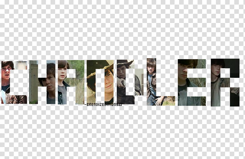 Texto de Chandler Riggs Carl The Walking Dead transparent background PNG clipart