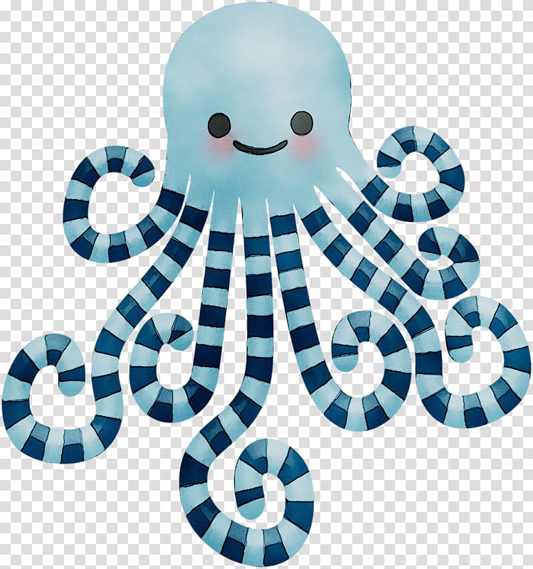 Octopus, Squid, Animal, Sea, Cartoon, Text, Marine Life, Turquoise transparent background PNG clipart