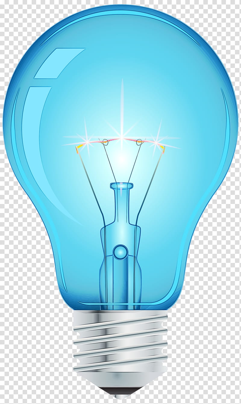 Light Bulb, Watercolor, Paint, Wet Ink, Light, Incandescent Light Bulb, Electrical Filament, Lightemitting Diode transparent background PNG clipart