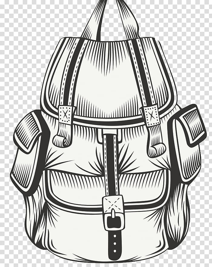 Camping, Backpack, Drawing, Hiking, Backpacking, Bag, Handbag, Shoulder Bag transparent background PNG clipart