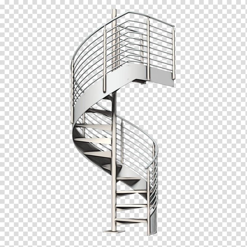 stairs furniture basketball hoop architecture steel, Watercolor, Paint, Wet Ink, Metal transparent background PNG clipart