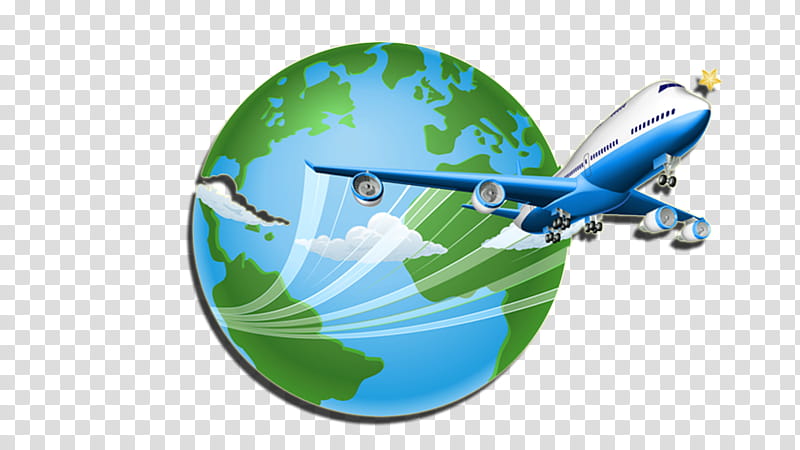 Travel Globe, Flight, Airplane, Air Travel, Aircraft, World, Airline Ticket, Sky transparent background PNG clipart