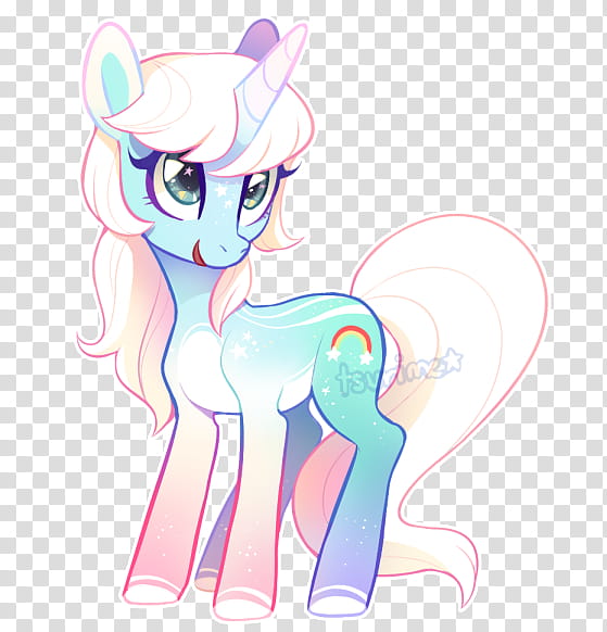 MLP Adoptable Auction chroma flash CLOSED, blue and pink Little Pony transparent background PNG clipart