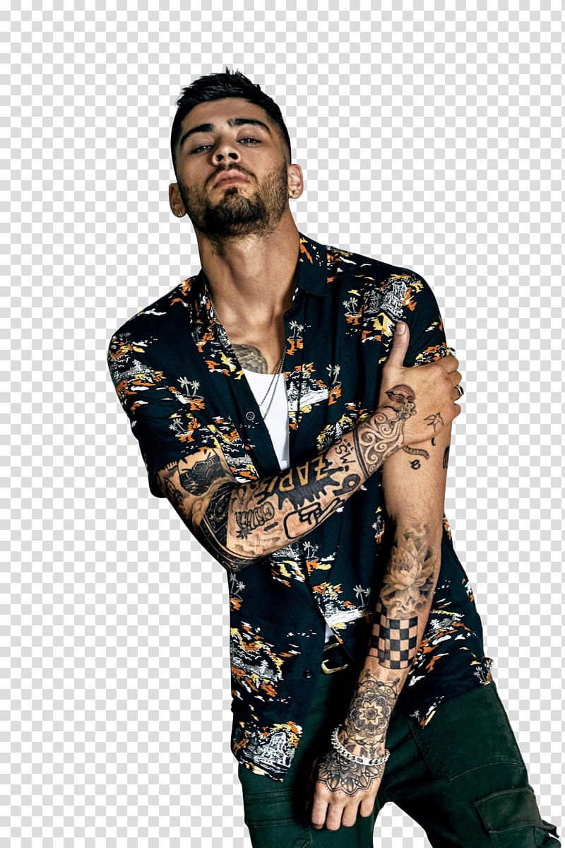 ZAYN, Zayn Malik holding shoulder while standing transparent background PNG clipart