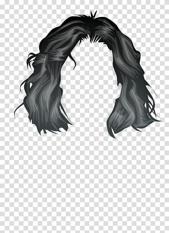 Hair, Stardoll, Hairstyle, Wig, Black Hair, Drawing, Head Hair, Fashion transparent background PNG clipart