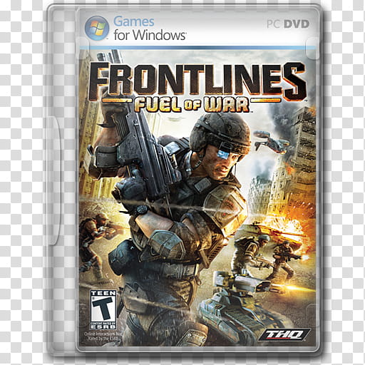 Game Icons , Frontlines-Fuel-of-War, PS Call of Duty Modern Warfare game case transparent background PNG clipart