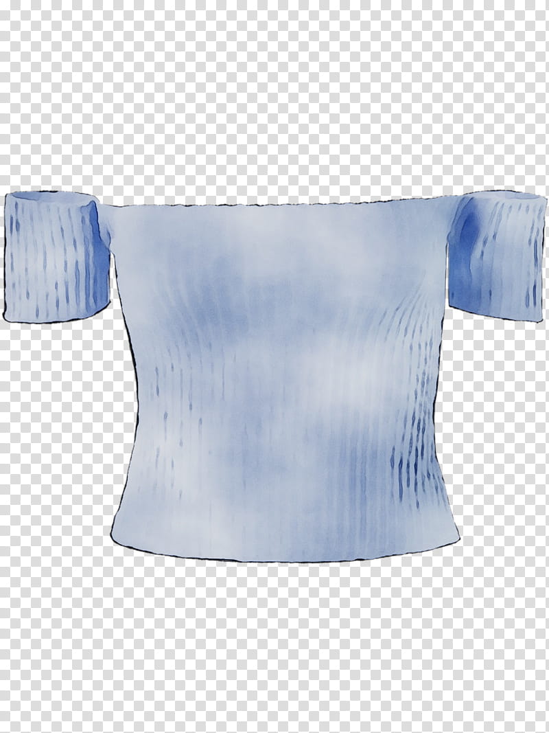 Shoulder Blue, Sleeve, Jersey, Textile, Neck, Tshirt, Blouse transparent background PNG clipart