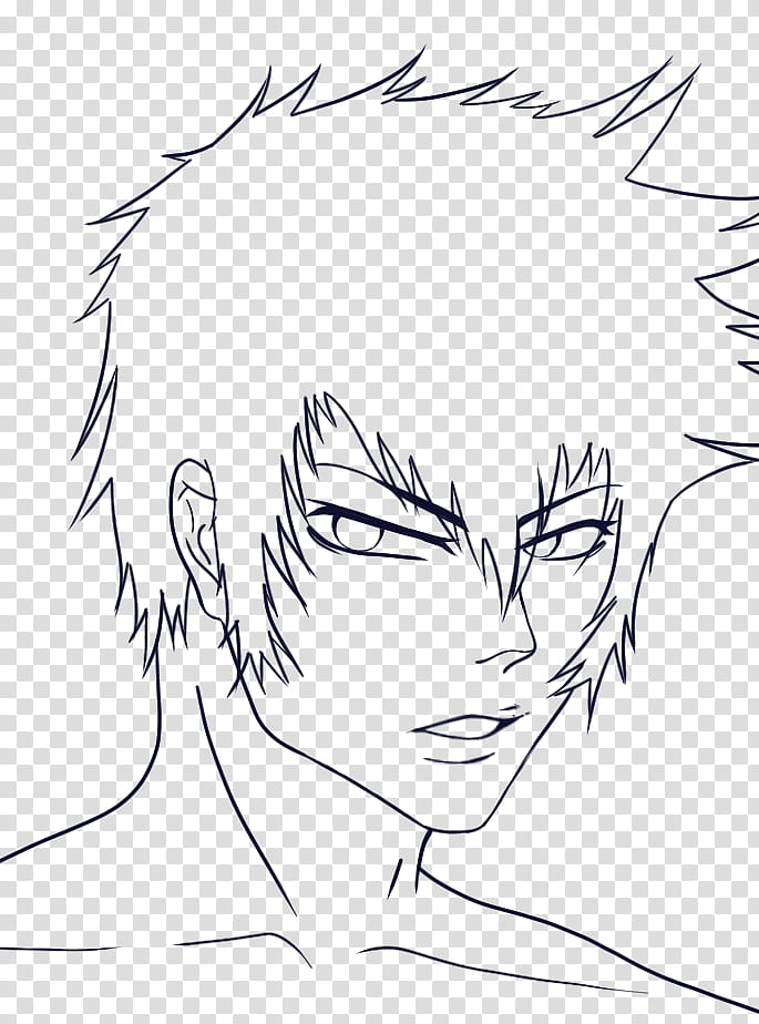 Shinya Kogami Lineart transparent background PNG clipart